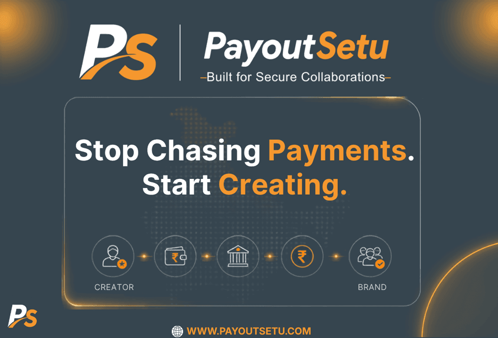 PayoutSetu: Built for Secure Collaboration platform interface engineered by NitSync Global Solutions
